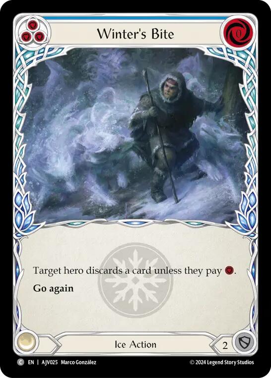 Winter's Bite (Blue) [AJV025] (Armory Deck: Jarl Vetreidi) | Good Games Adelaide SA