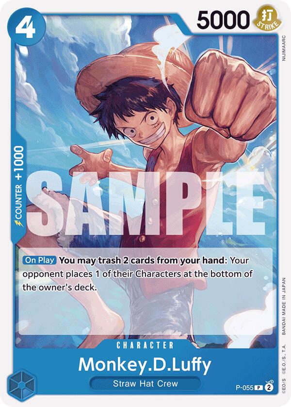 Monkey.D.Luffy (P-055) (Reprint) [Premium Booster -The Best-] | Good Games Adelaide SA