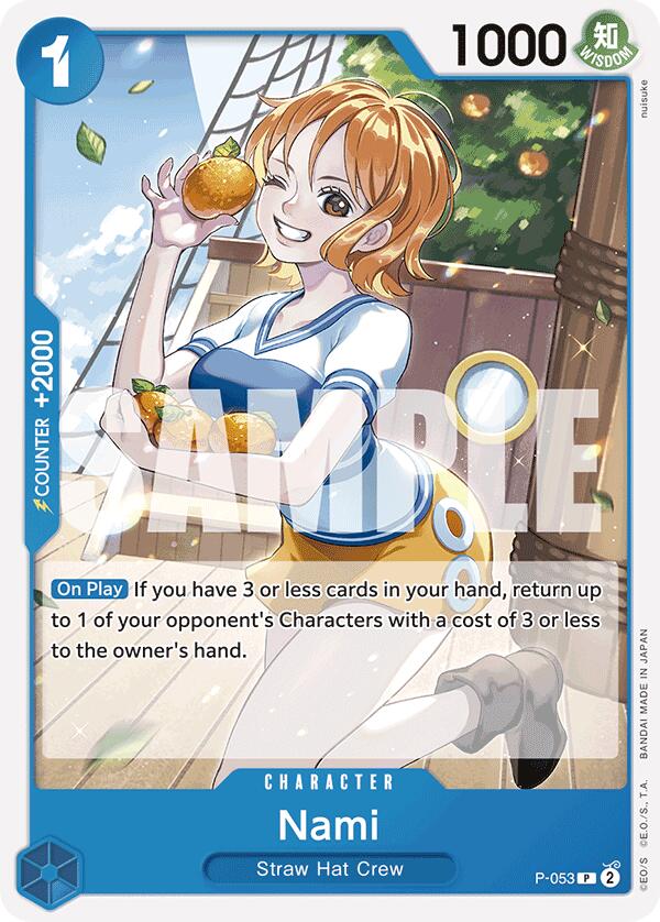 Nami (P-053) (Reprint) [Premium Booster -The Best-] | Good Games Adelaide SA
