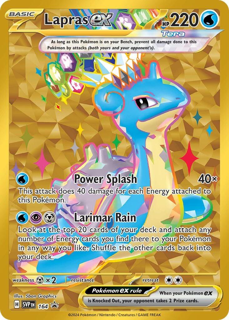 Lapras ex (164) [Scarlet & Violet: Black Star Promos] | Good Games Adelaide SA