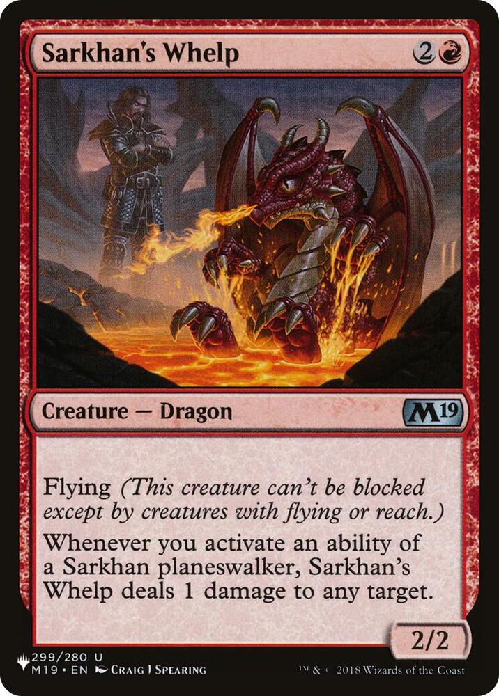 Sarkhans Whelp 299/280 (The List Reprints)  | Good Games Adelaide SA