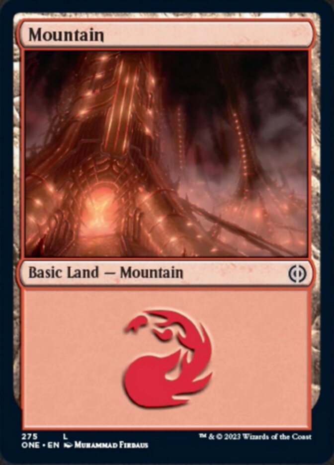 Mountain (275) [Phyrexia: All Will Be One] | Good Games Adelaide SA
