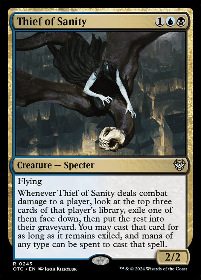 Thief of Sanity 243 (Commander: Outlaws of Thunder Junction)  | Good Games Adelaide SA