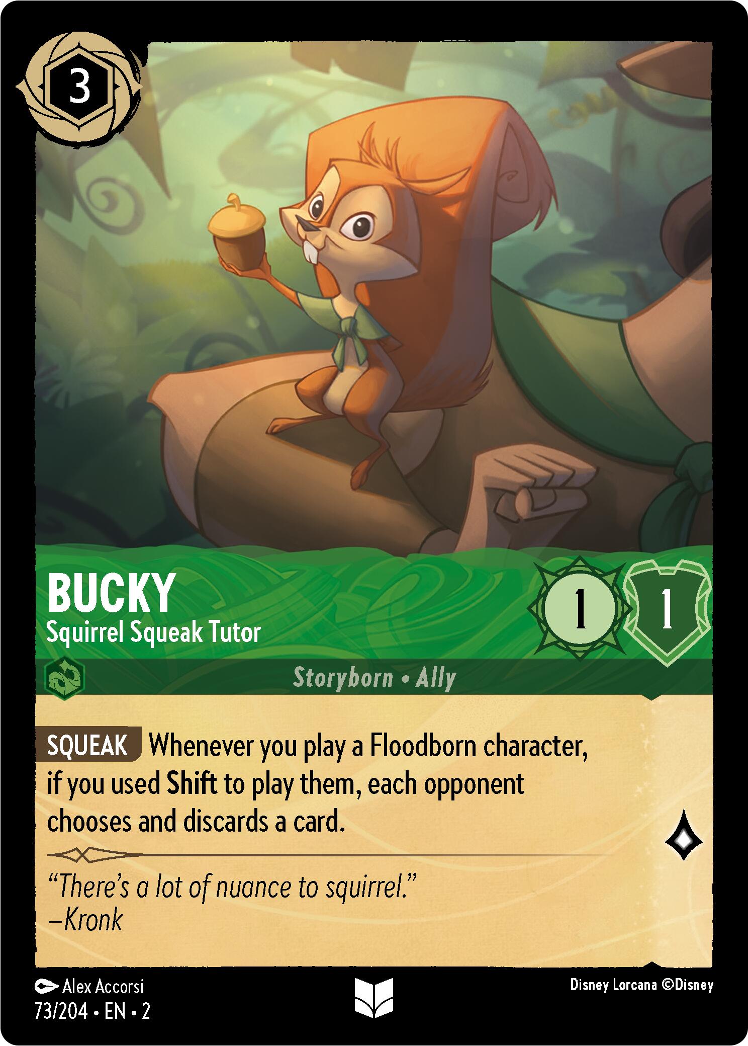 Bucky - Squirrel Squeak Tutor (Errata Version) (73/204) [Rise of the Floodborn] | Good Games Adelaide SA
