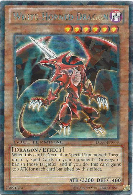 White-Horned Dragon [DT07-EN009] Rare | Good Games Adelaide SA