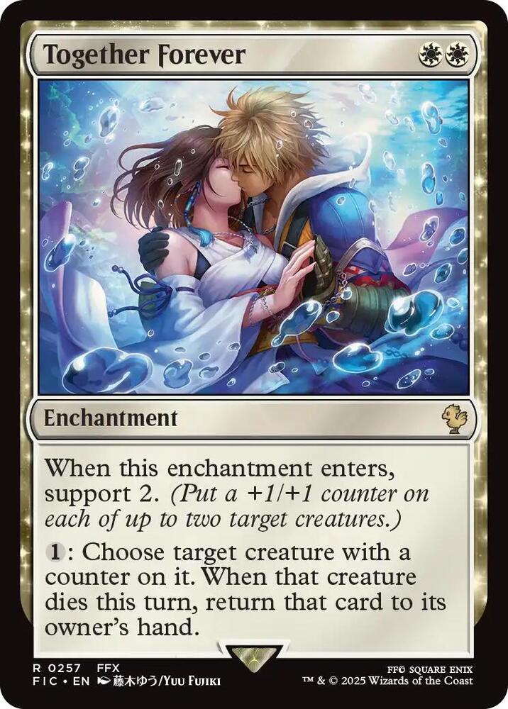 Together Forever  257 (Commander: FINAL FANTASY)  - Foil | Good Games Adelaide SA