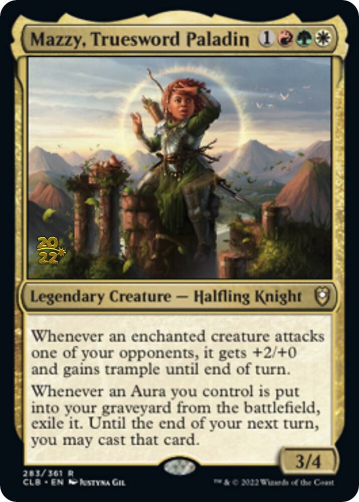 Mazzy Truesword Paladin 283 (Prerelease Cards)  - Foil | Good Games Adelaide SA