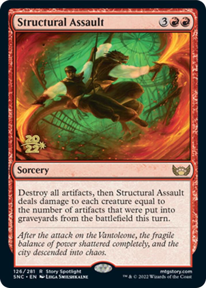 Structural Assault 126 (Prerelease Cards)  - Foil | Good Games Adelaide SA