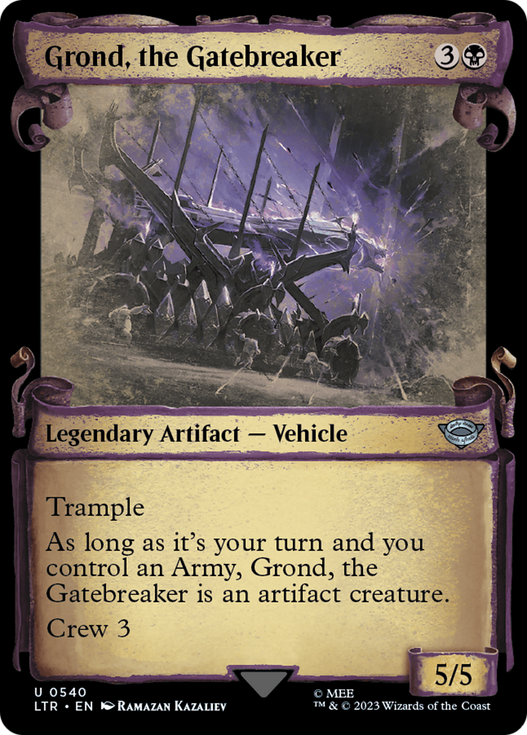 Grond, the Gatebreaker [The Lord of the Rings: Tales of Middle-Earth Showcase Scrolls] | Good Games Adelaide SA