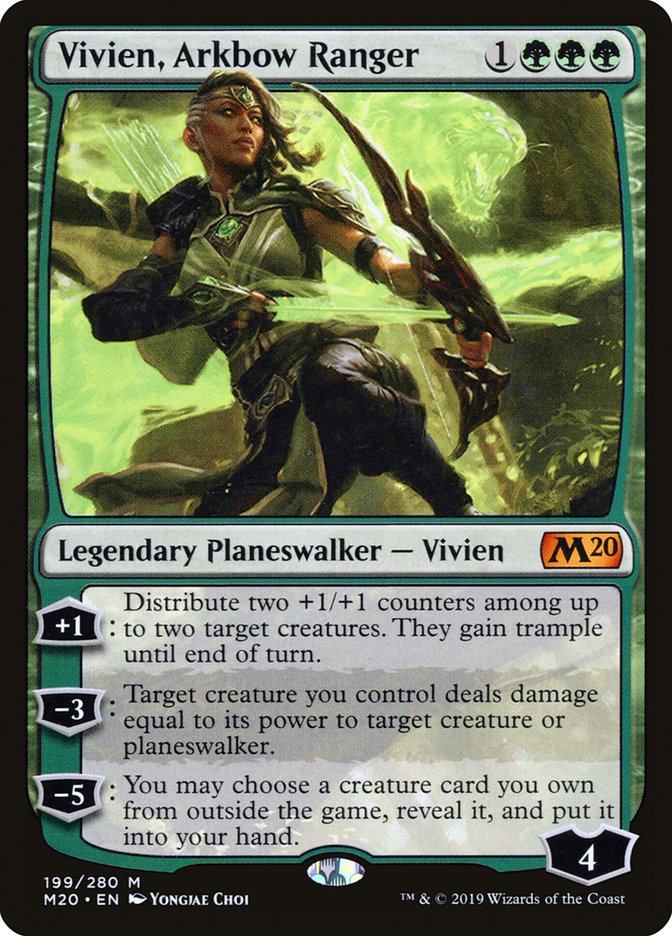 Vivien, Arkbow Ranger 199 (Core Set 2020)  - Foil | Good Games Adelaide SA