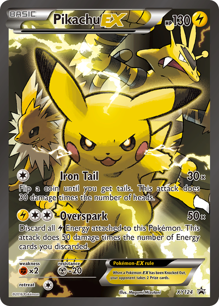 Pikachu EX (XY124) [XY: Black Star Promos] | Good Games Adelaide SA