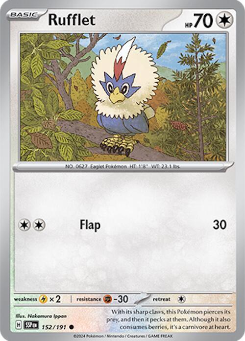 Rufflet 152/191 (SV08: Surging Sparks)  | Good Games Adelaide SA