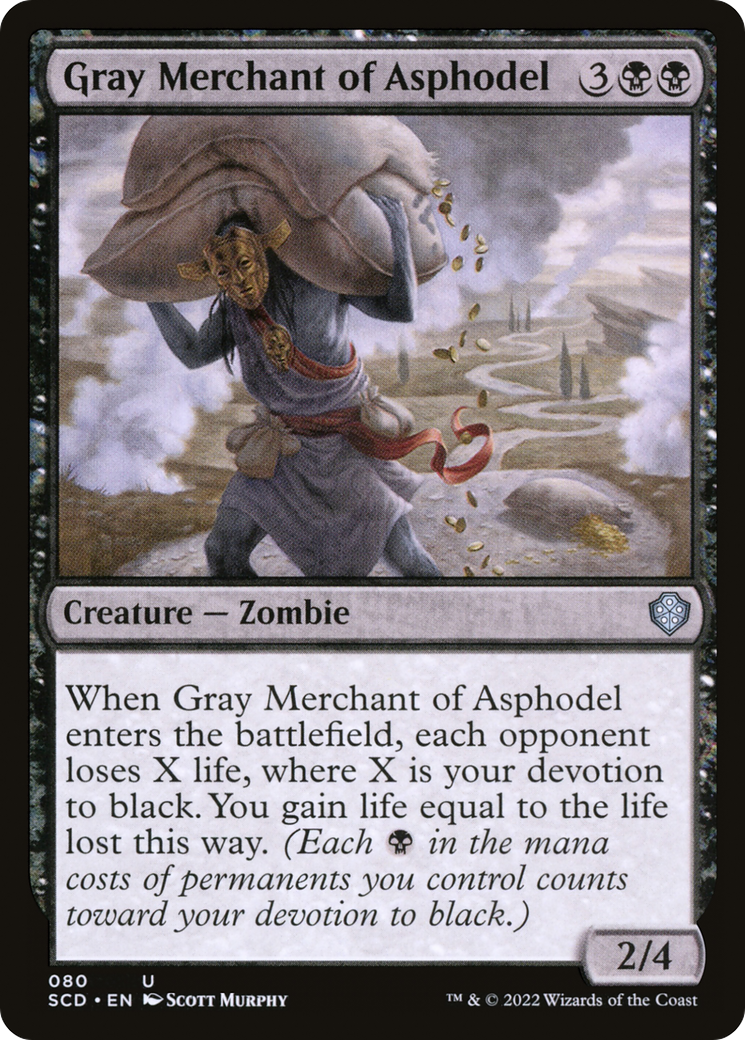 Gray Merchant of Asphodel [Starter Commander Decks] | Good Games Adelaide SA