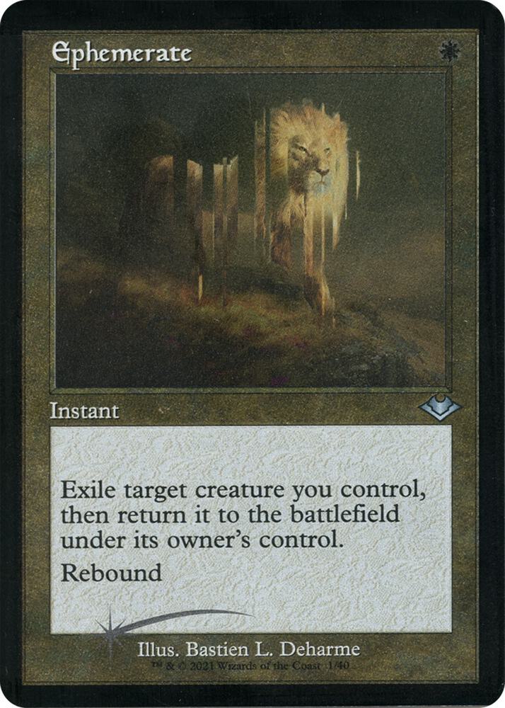 Ephemerate 1 (Modern Horizons)  - Retro Etched Foil | Good Games Adelaide SA