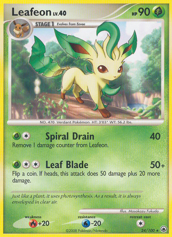 Leafeon (24/100) [Diamond & Pearl: Majestic Dawn] | Good Games Adelaide SA