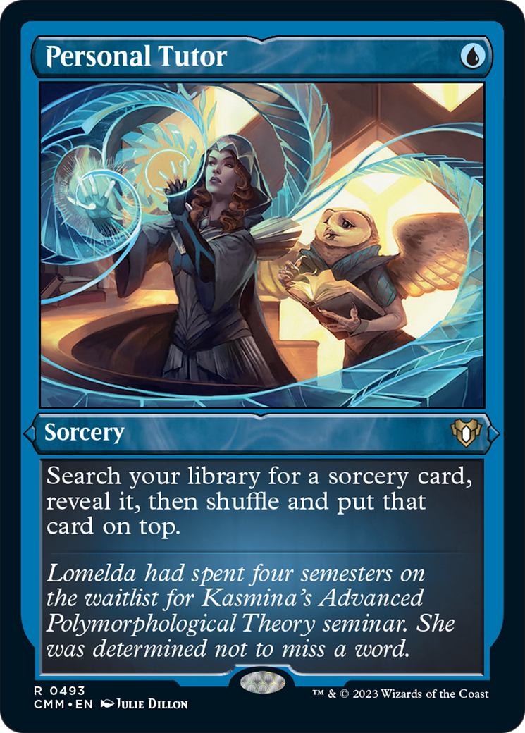 Personal Tutor (Foil Etched) [Commander Masters] | Good Games Adelaide SA