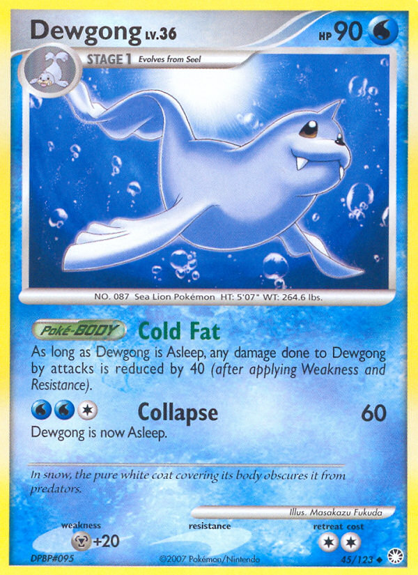 Dewgong (45/123) [Diamond & Pearl: Mysterious Treasures] | Good Games Adelaide SA