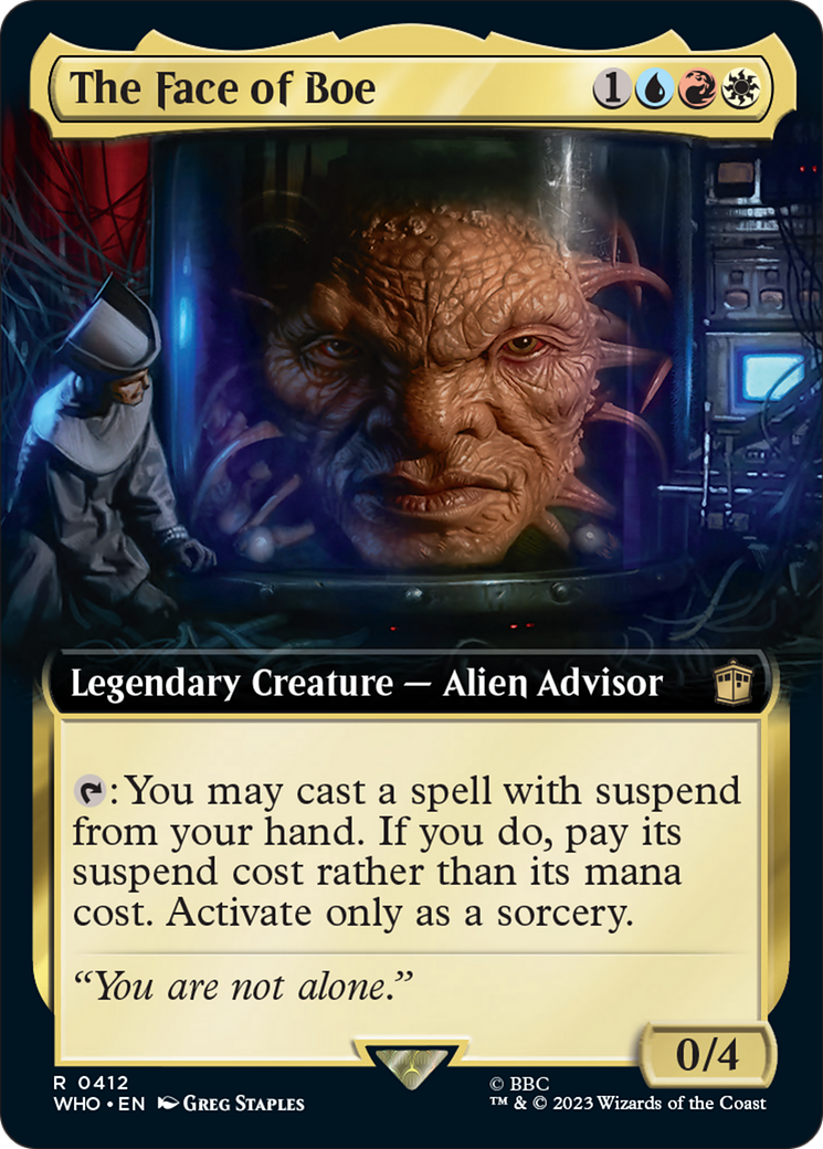 The Face of Boe (Extended Art) [Doctor Who] | Good Games Adelaide SA