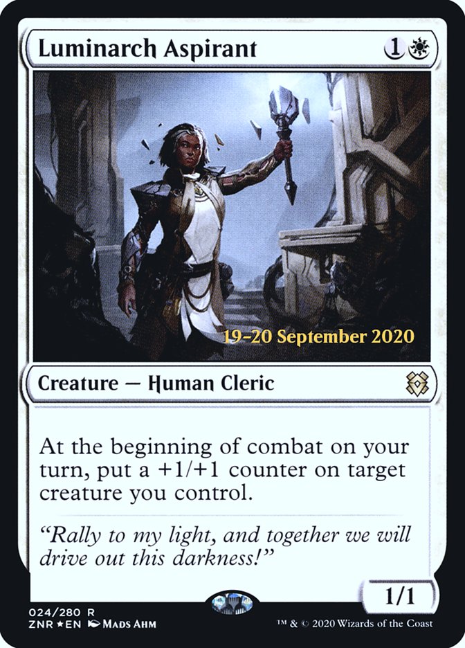 Luminarch Aspirant  [Zendikar Rising Prerelease Promos] | Good Games Adelaide SA