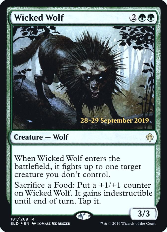 Wicked Wolf 181 (Prerelease Cards)  - Foil | Good Games Adelaide SA