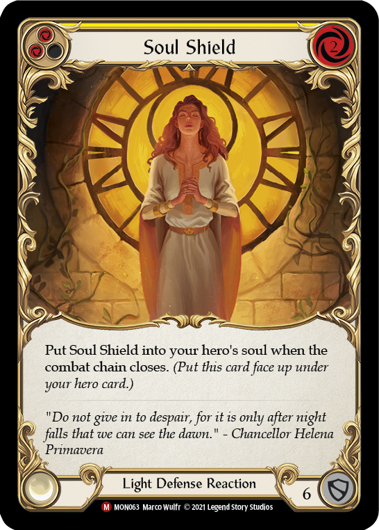 Soul Shield [MON063] 1st Edition Normal | Good Games Adelaide SA