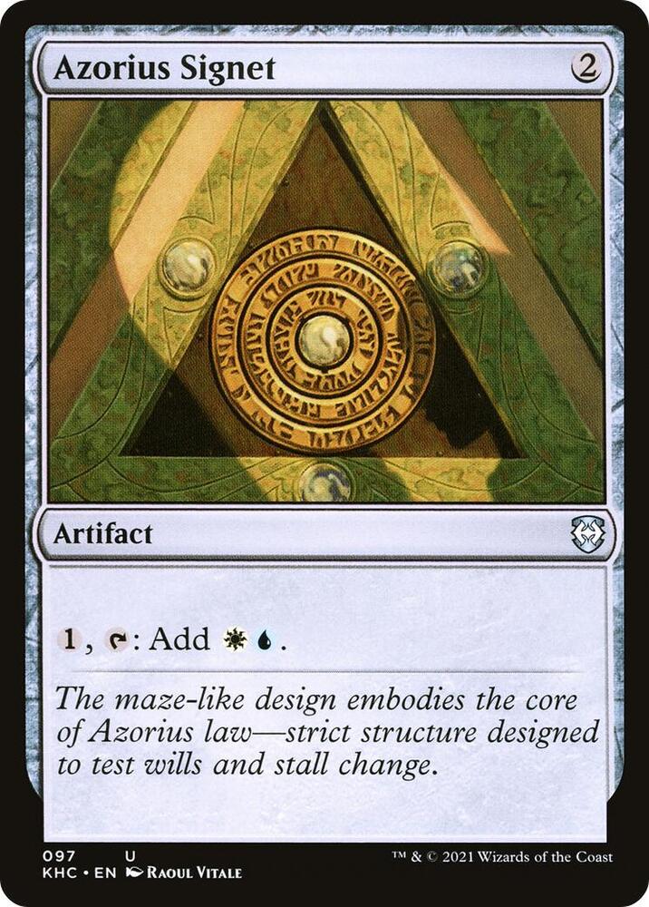 Azorius Signet 97 (Commander: Kaldheim)  | Good Games Adelaide SA