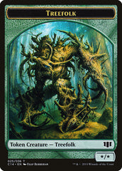 Treefolk // Wolf Double-sided Token [Commander 2014 Tokens] | Good Games Adelaide SA