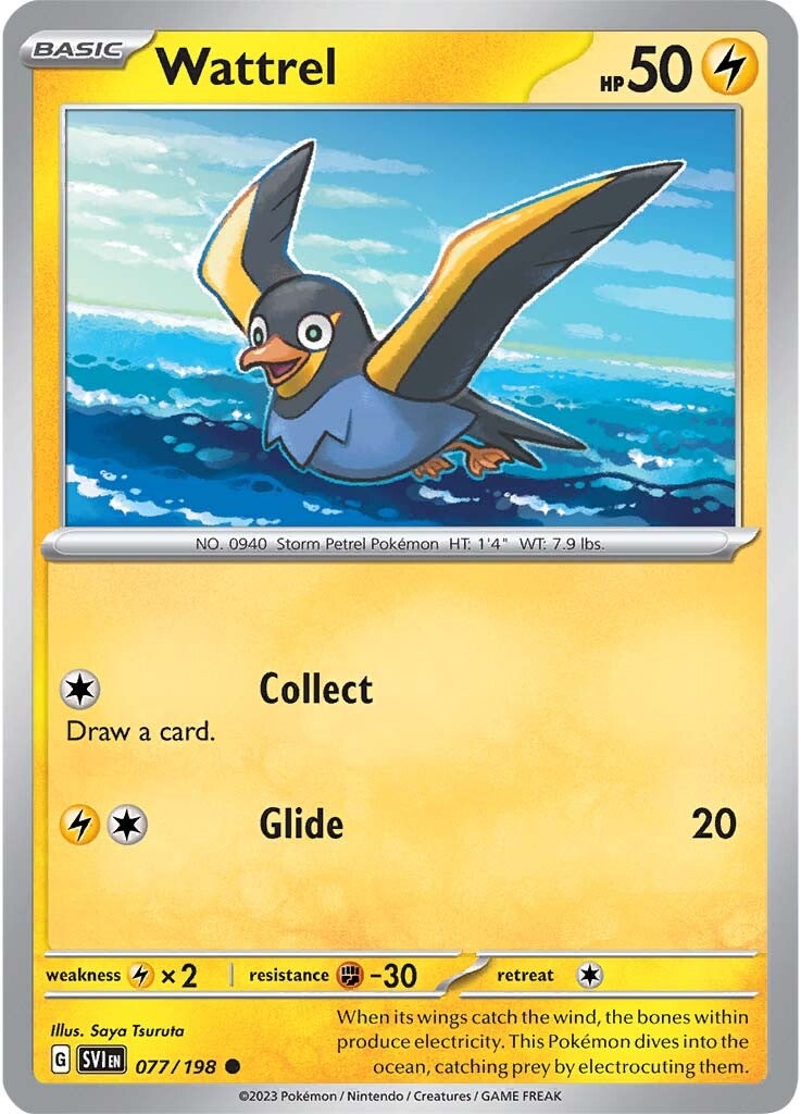Wattrel (077/198) [Scarlet & Violet: Base Set] | Good Games Adelaide SA