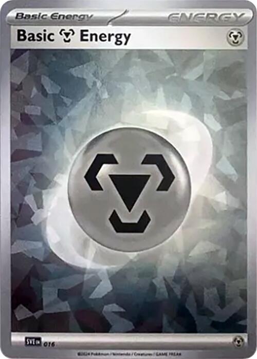 Basic Metal Energy (016) (Cracked Ice Holo) [Scarlet & Violet: Stellar Crown] | Good Games Adelaide SA