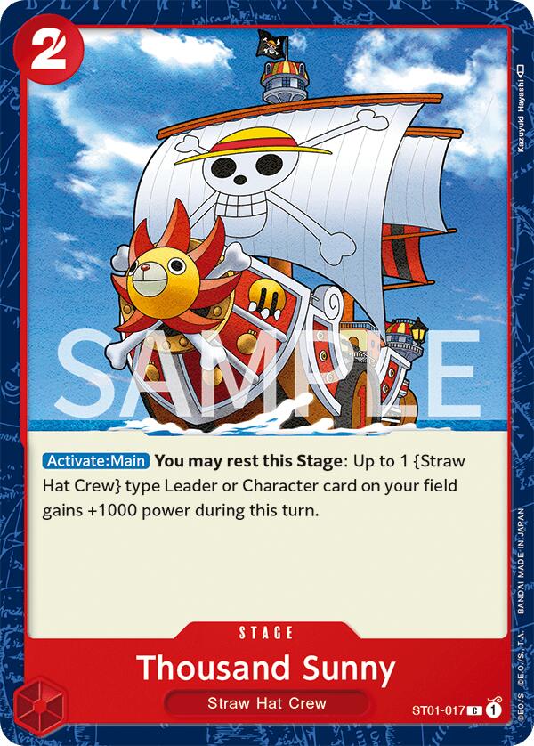 Thousand Sunny [Revision Pack Cards] | Good Games Adelaide SA