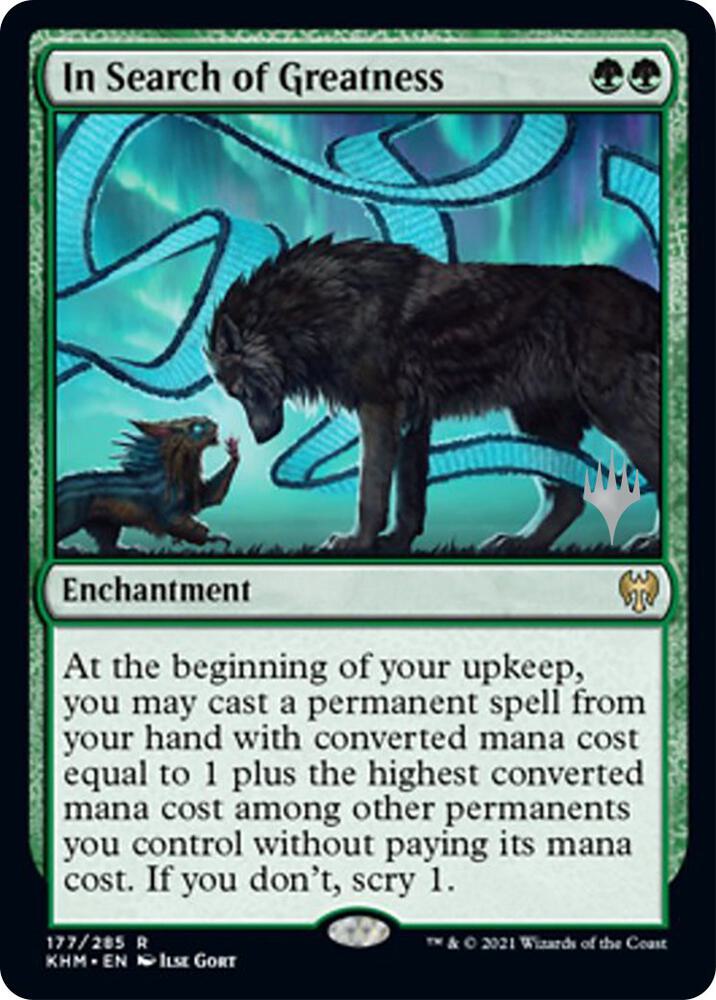 In Search of Greatness 177 (Promo Pack: Kaldheim)  - Foil | Good Games Adelaide SA