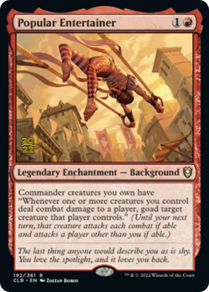 Popular Entertainer 192 (Prerelease Cards)  - Foil | Good Games Adelaide SA