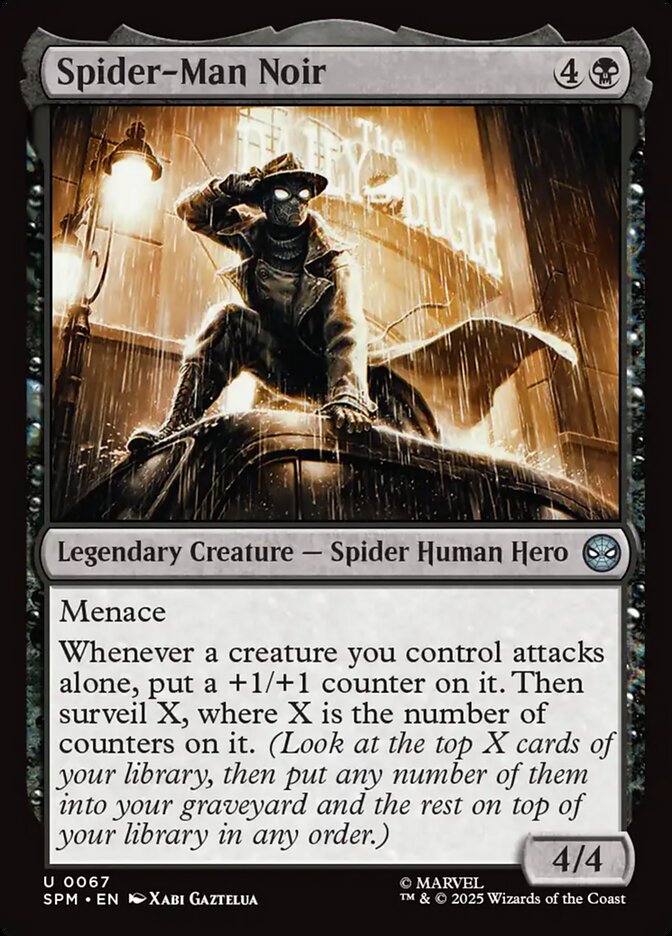 Spider Man Noir 67 (Marvel's Spider-Man)  - Foil | Good Games Adelaide SA