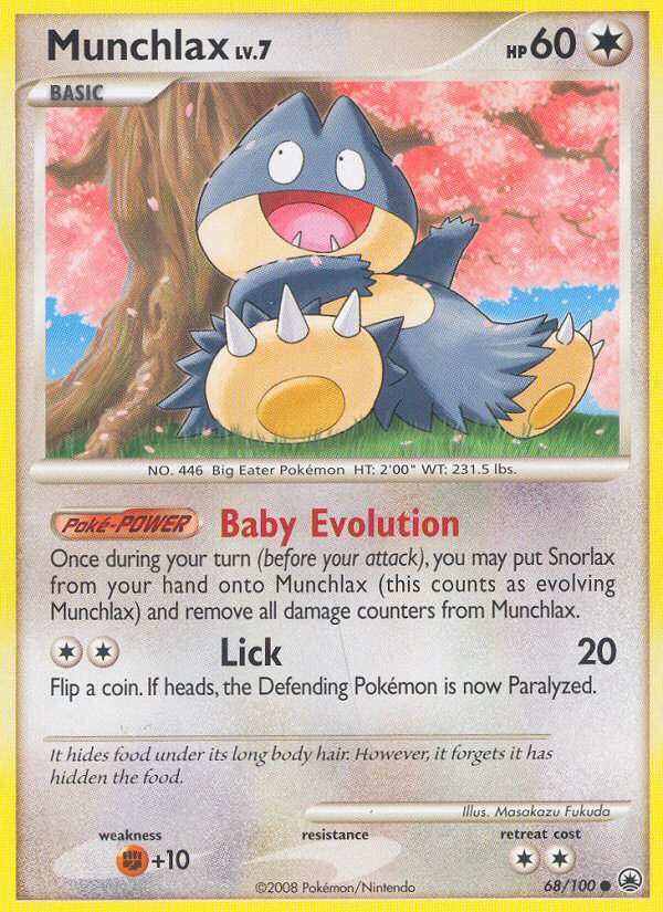 Munchlax (68/100) [Diamond & Pearl: Majestic Dawn] | Good Games Adelaide SA