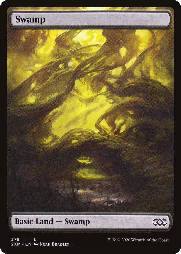Swamp 378 378 (Double Masters)  - Foil | Good Games Adelaide SA