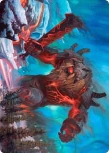 Quakebringer Art Card 37 (Art Series: Kaldheim)  | Good Games Adelaide SA