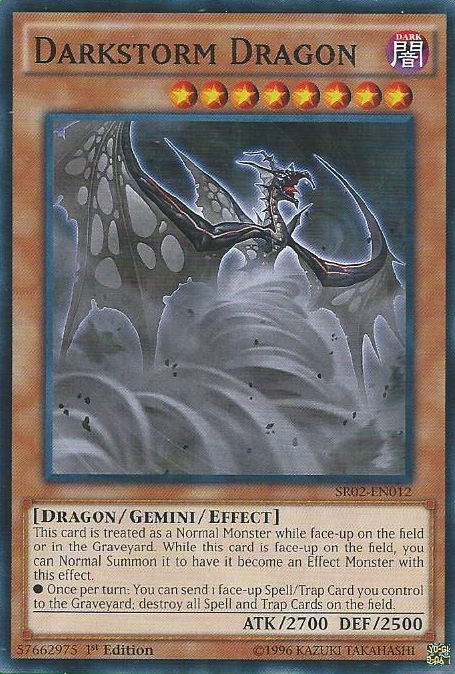 Darkstorm Dragon [SR02-EN012] Common | Good Games Adelaide SA