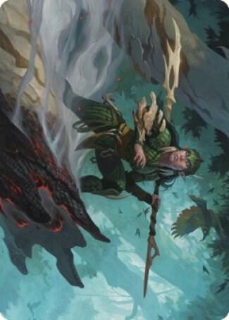 Gwenna Eyes of Gaea Art Card 25 (Art Series: The Brothers' War)  | Good Games Adelaide SA