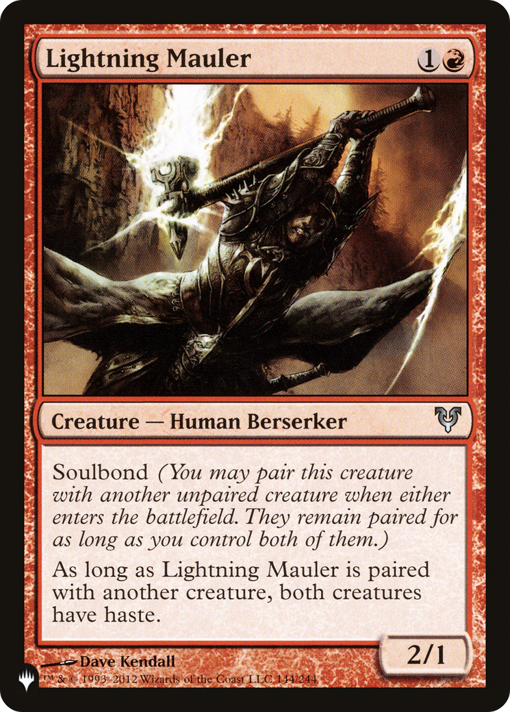 Lightning Mauler [The List Reprints] | Good Games Adelaide SA