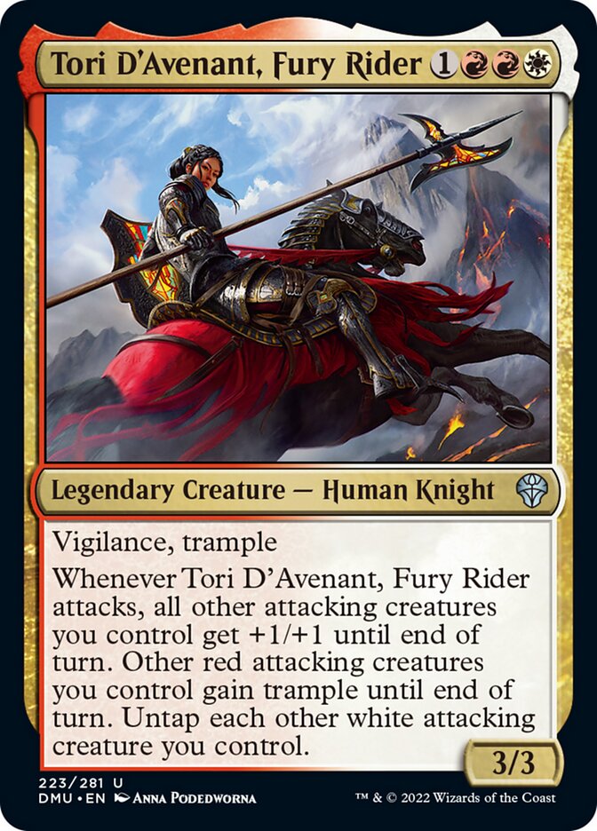Tori D'Avenant, Fury Rider [Dominaria United] | Good Games Adelaide SA
