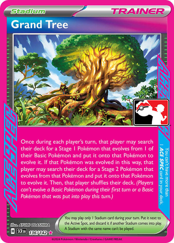 Grand Tree Series 6 136/142 (Prize Pack Series Cards)  - Holofoil | Good Games Adelaide SA