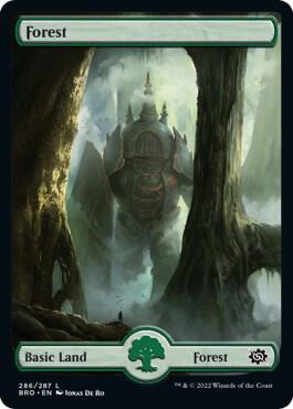 Forest 286 Full Art 286 (The Brothers' War)  - Foil | Good Games Adelaide SA