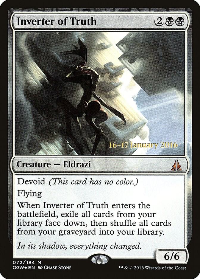 Inverter of Truth 72 (Prerelease Cards)  - Foil | Good Games Adelaide SA