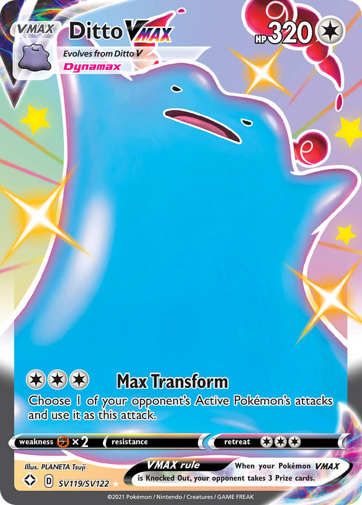 Ditto VMAX (SV119/SV122) [Sword & Shield: Shining Fates] | Good Games Adelaide SA
