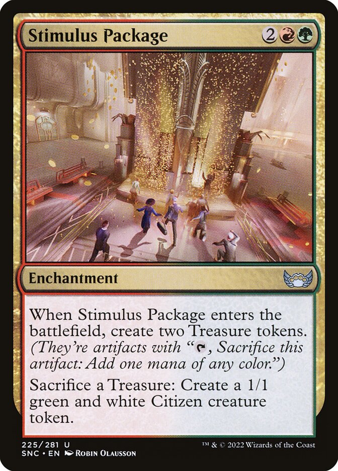 Stimulus Package 225 (Streets of New Capenna)  - Foil | Good Games Adelaide SA