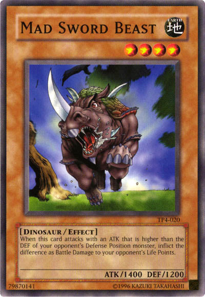 Mad Sword Beast [TP4-020] Common | Good Games Adelaide SA