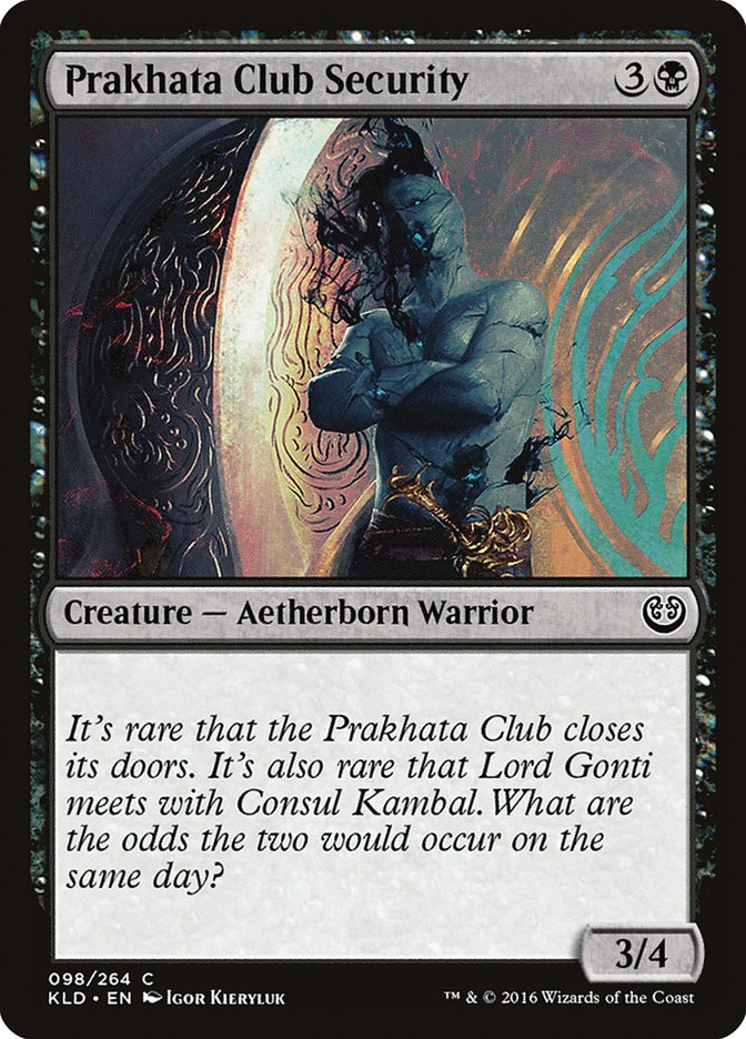 Prakhata Club Security [Kaladesh] | Good Games Adelaide SA