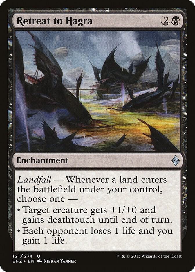 Retreat to Hagra 121 (Battle for Zendikar)  - Foil | Good Games Adelaide SA