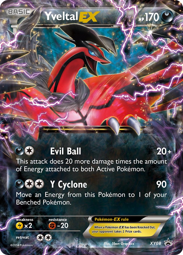 Yveltal EX (XY08) [XY: Black Star Promos] | Good Games Adelaide SA