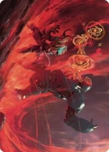 Twinferno Art Card 39 (Art Series: Dominaria United)  | Good Games Adelaide SA